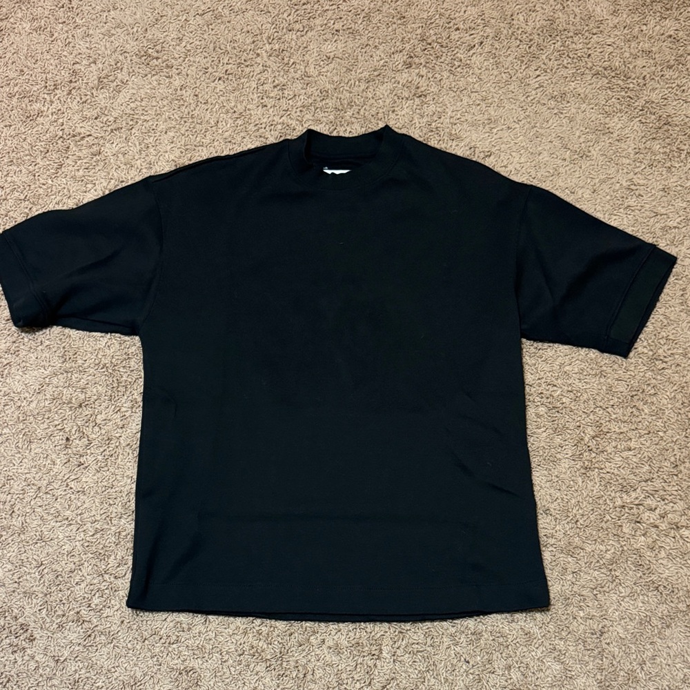 Denim & Flower Black Short Sleeve Tee